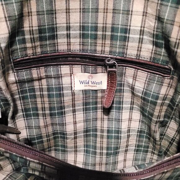 Wild West leather luxury domed backpack Cognac Brown - Picture 4 of 12